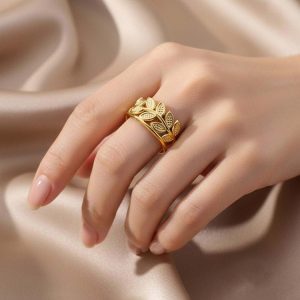Gold layered ring