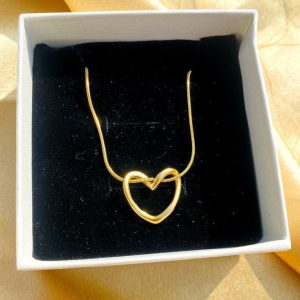 Anti tarnish promise pendant